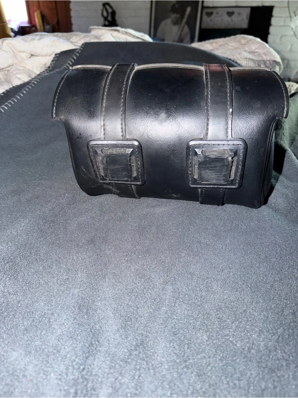Saddlemen Black Leather Motorcycle Tool Pouch